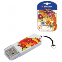 - VERBATIM 8GB Mini Tattoo Edition KOI FISH, USB 2.0, / - 8/2,5 /