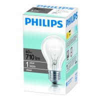 . Philips / 60W E27 CL/A55 (10/120)