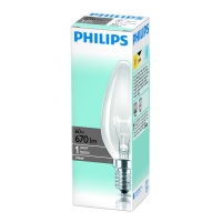 . Philips / 60W E14 CL/B35 (10/100)