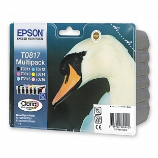   Epson T0817 C13T11174A10 CMYKLcLm ..  R270 (6)