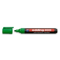 Маркер перманентный EDDING E-300/4 зеленый 1,5-3мм круглый наконеч.
