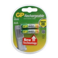  GP 650mAh AAA/R03 NiMh (2 /) G65-2R2