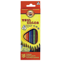   KOH-I-NOOR Triocolor,  18, , .3,2, , .,, 3133/18