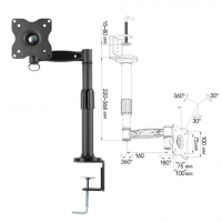     KROMAX OFFICE-1, VESA 75/100, 10-24,  10, 5.