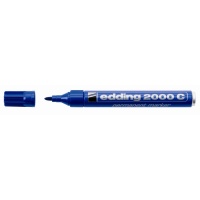 Маркер перманентный EDDING E-2000C/3 синий 1,5-3мм металл. корп.
