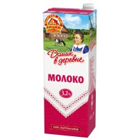 Молоко Домик в Деревне 3,2% 1450 г