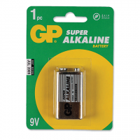  GP (-) Alkaline 9V (6LR61, 1604A),  , 9, 1604A-BC1