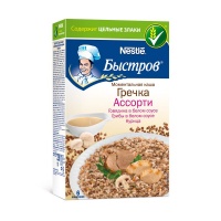 Каша БЫСТРОВ Гречневая Ассорти, 6шт/уп