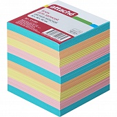 Блок-кубик ATTACHE запасной 9х9х9 разноцветный