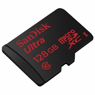 Карта памяти SanDisk microSDXC 128Gb Class10(SDSQUNC128GGN6IA)+ад