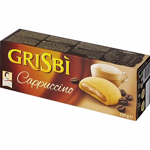 Печенье Grisbi с начинкой из капуччино крема,150г