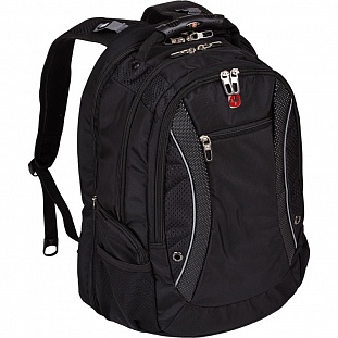 Рюкзак дорожный WENGER SCANSMART цв. черный, полиэстер 900D
