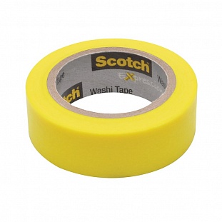   . 3M Scotch Washi C314-YEL, 15   10 ,  