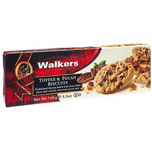 Печенье Walkers с тоффи и орехом пекан 150 г