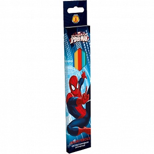 Карандаши цветные 6цв, Человек-паук, SMBB-US2-1P-6