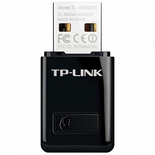 Адаптер беспроводной TP-LINK TL-WN823N (wf, 2, 4ГГц, 300Мбит/с, USB2. 0)