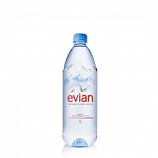 Вода минеральная Вода Evian мин. 1л. 6 шт./уп.