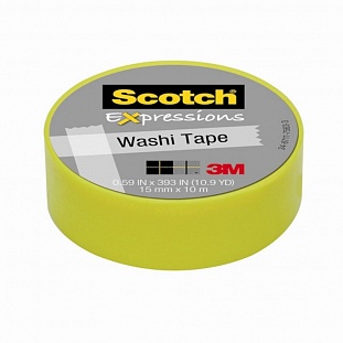   . 3M Scotch Washi C314-GRN2, 15   10 ,  