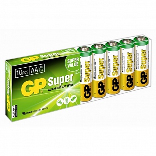  GP Super AA/LR6/15A ., 10 /. GP15-ZCRB10