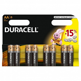 ������� DURACELL ��/LR6-8BL BASIC ��/8