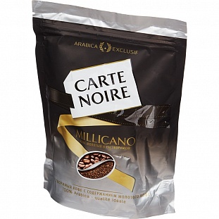 Кофе Carte Noire Millicano раств.с молот. 150г пакет
