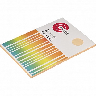Бумага для ОфТех Набор цветной бумаги (персик пастель), 80гр, А4, 100 листов