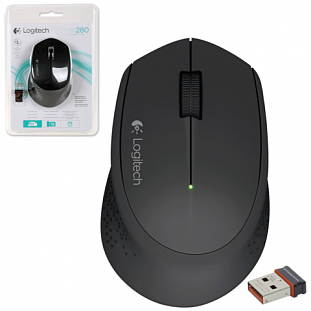    LOGITECH MOUSE M280, USB, 2 +1 -, 