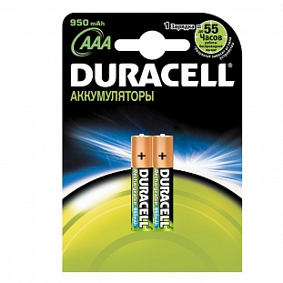 �������� ������� ����������� DURACELL 950 mAh AAA/HR03 NiMH ��/2