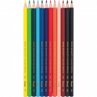   12 6- Pentel Colour pencils CB8-12