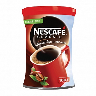 Кофе Nescafe Classic раств.гранул..100г ж/б