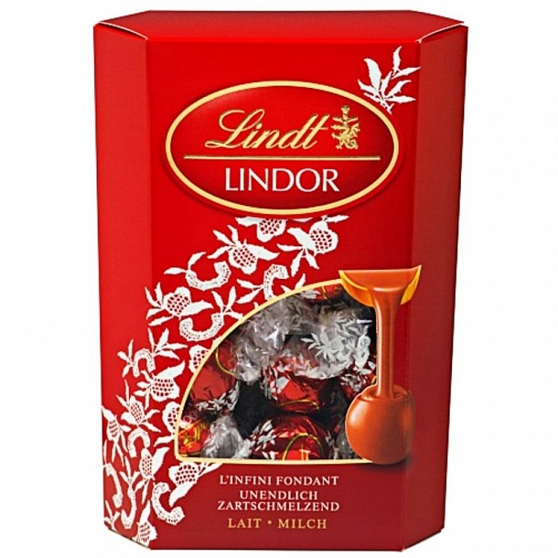 Конфеты Линдор новогодний набор Lindt
