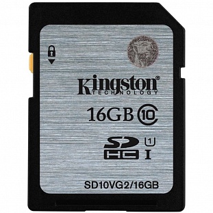   Kingston SDHC 16  Class 10 UHS-I (SD10VG2/16 )