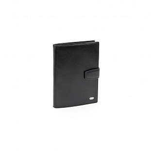 Бумажник водителя PETEK набор бумаж. вод. + обл. для пасп.кожа, черный, 595