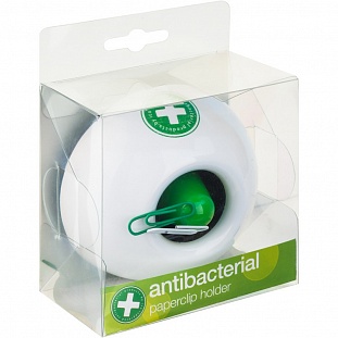   ANTIBACTERIAL PAPERCLIP HOLDER  