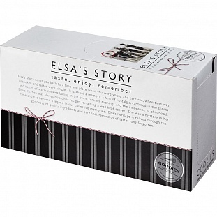 Печенье Elsa's Story с кусочками шоколада 12шт х 25г