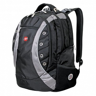 Рюкзак дорожный WENGER ZOOM цв. черный/серый. полиэстер 900D