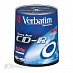 Носители информации Verbatim CD-R 700MB 52x CB/100 43430 Crystal Носители информации Verbatim CD-R 700MB 52x CB/100 43430 Crystal