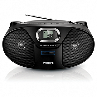  PHILIPS AZ385/12, CD/MP3-, . 2, -, USB,FM , 