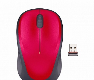 ���� ������������ Logitech Wireless Mouse M235 red*910-002497