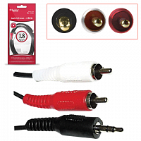  Jack 3.5 mm - 2xRCA ()