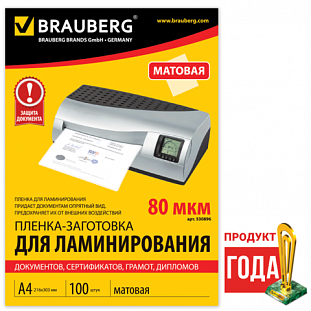 - /- BRAUBERG,  100,   4, 80 , , 530896