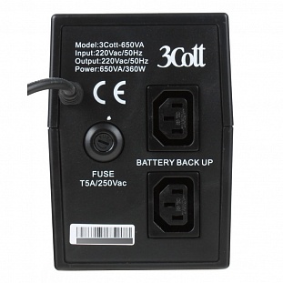 3Cott Micropower 650VA (4 IEC/360)