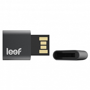 ����-������ Leef Fuse 32GB (LFFUS-032GKR)Charcoal matte/black