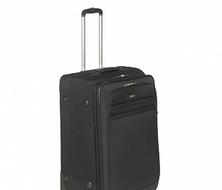 Чемодан PIERRE Suitcase 614810 на колес, нейлон, черный