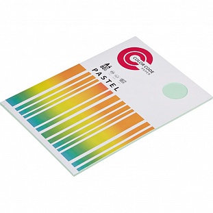 Бумага для ОфТех Набор цветной бумаги (зеленая пастель), 80гр, А4, 50 листов