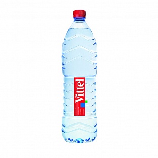 Вода минеральная Vittel ПЭТ 1,5 л негазированная 6шт/уп