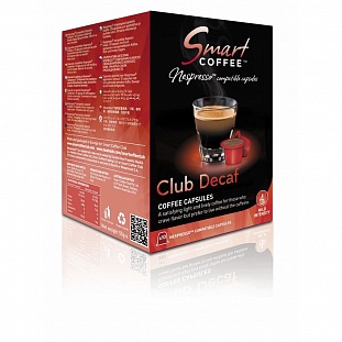Капсулы для кофемашин Smart Coffee Club, Decaf 10 капсул 55г