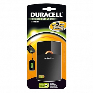 �������� ������� ���� ������� Duracell USB portable charger 1800 mAh ������