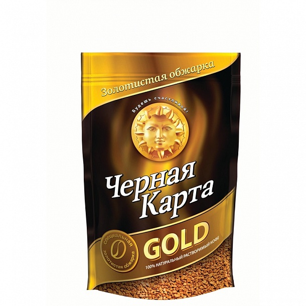 Кофе растворимый Черная Карта Gold пакет 190 г. – купить в Москве оптом ...