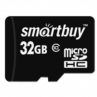 Карта памяти SmartBay microSD 32GB Class 10(SB32GBSDCL10-01)+ адаптер